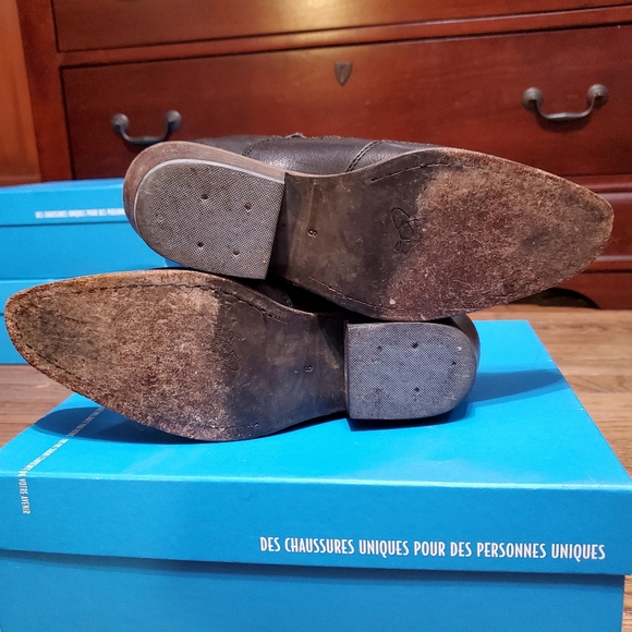 John Fluevog Women's Jett Boot | Buckle and Zipper Booties | Women's Size 6 - Picture 3 of 7